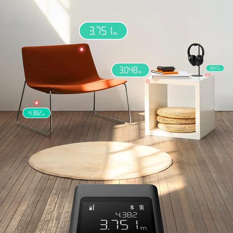 Smart Laser Rangefinder One-Key Real-Time Measurement 3mm High-Precision Real-Time Intelligent Measurement
