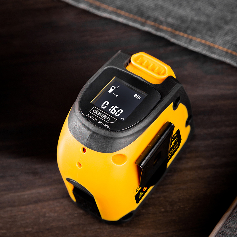 2 In1 Rangefinder Laser Distance Meter Laser Tape Measure Intelligent Reel Mode Electronic Digital Display Measuring Tools