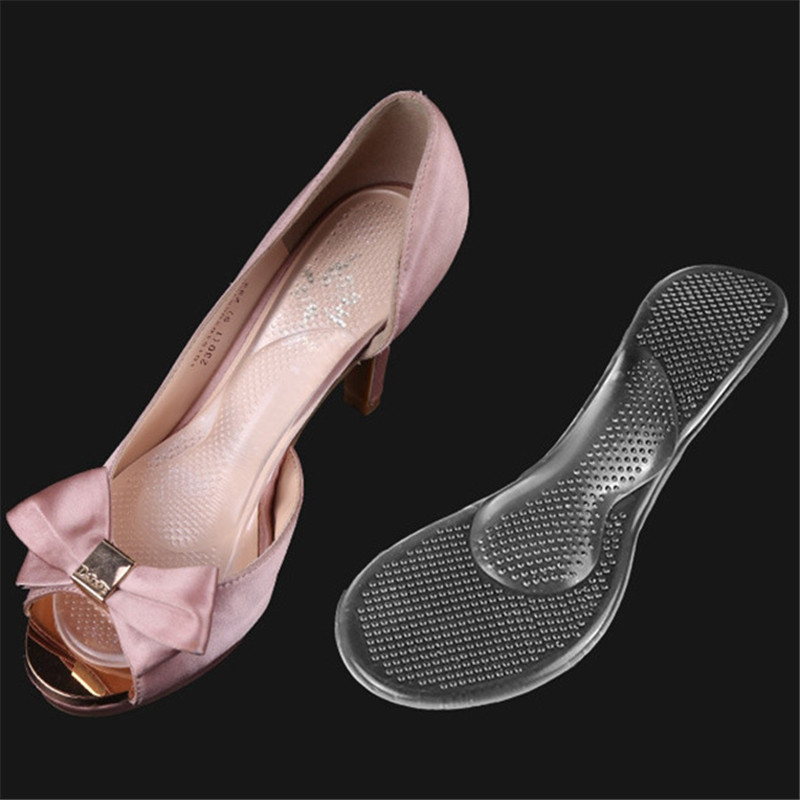 Women Silicone Foot Care Tools Insoles With Arch Support And Cushion Orthotic Orthopedic High Heel Shoes Inserts Pad 1Pair