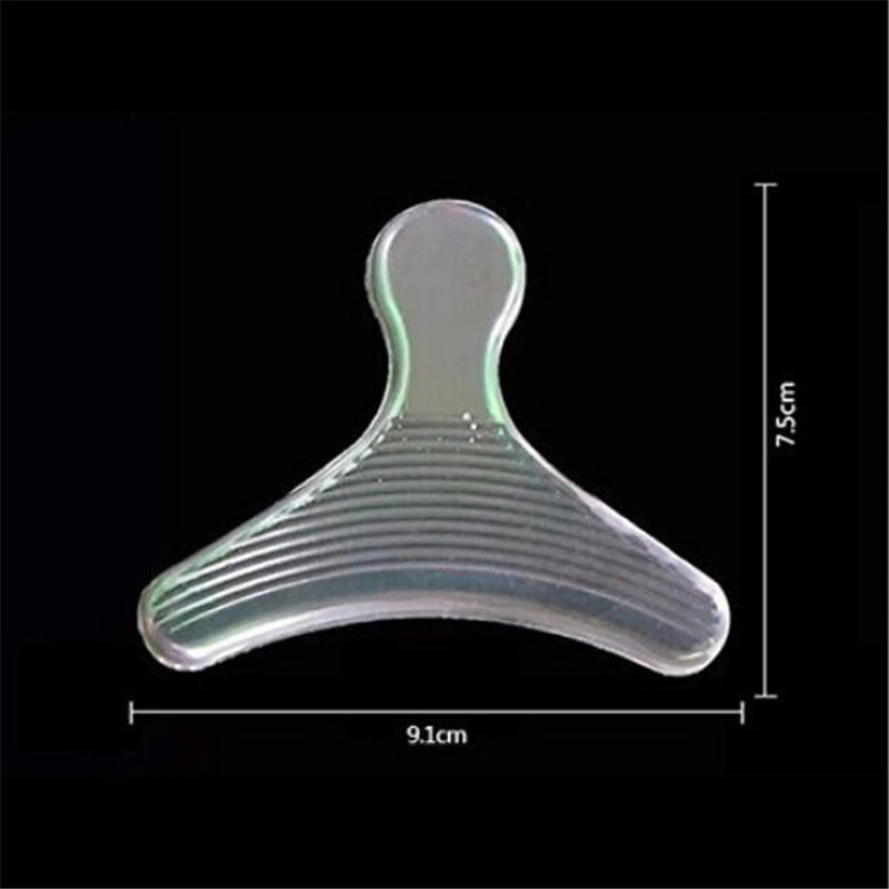 1 Pair Silicone Soft Insert Heel Liner Grips T-type Thread High Heel Comfort Pads Feet Care Accessories Foot care tools