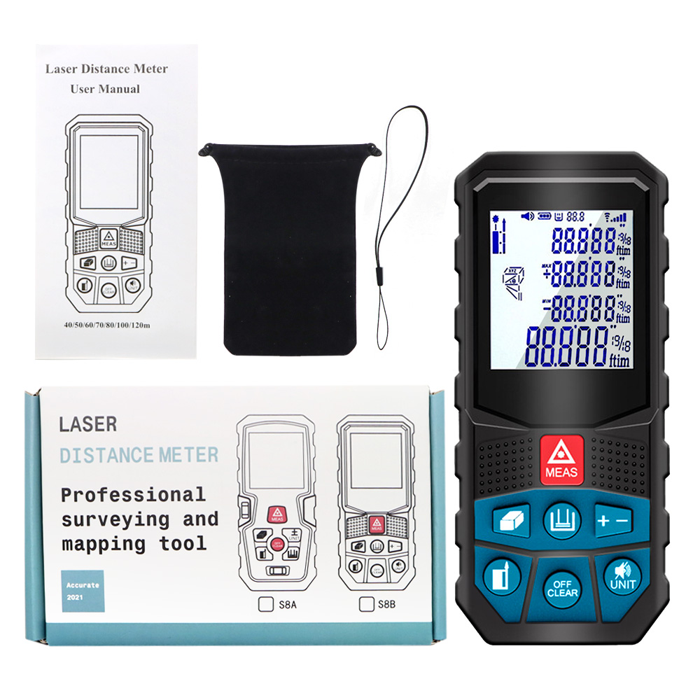 Laser Distance Meter 40m Infrared Rangefinder Digital Range Finder Laser Tape Measure Distance Meter
