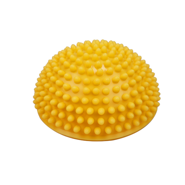 Yoga Ball PVC Inflatable Massage Point Half Fit Ball Balance Trainer Stabilizer Pilates Fitness Balancing Ball