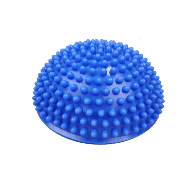 Yoga Ball PVC Inflatable Massage Point Half Fit Ball Balance Trainer Stabilizer Pilates Fitness Balancing Ball