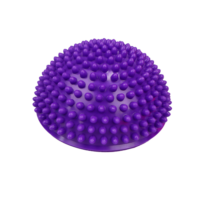 Yoga Ball PVC Inflatable Massage Point Half Fit Ball Balance Trainer Stabilizer Pilates Fitness Balancing Ball