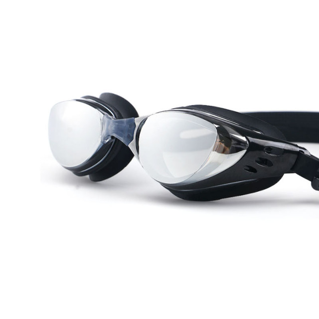 Myopia Swimming glasses  Waterproof Anti-Fog arena Prescription swim eyewear water Silicone Big diving goggles Men Women