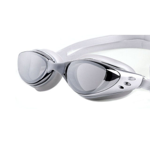 Myopia Swimming glasses  Waterproof Anti-Fog arena Prescription swim eyewear water Silicone Big diving goggles Men Women