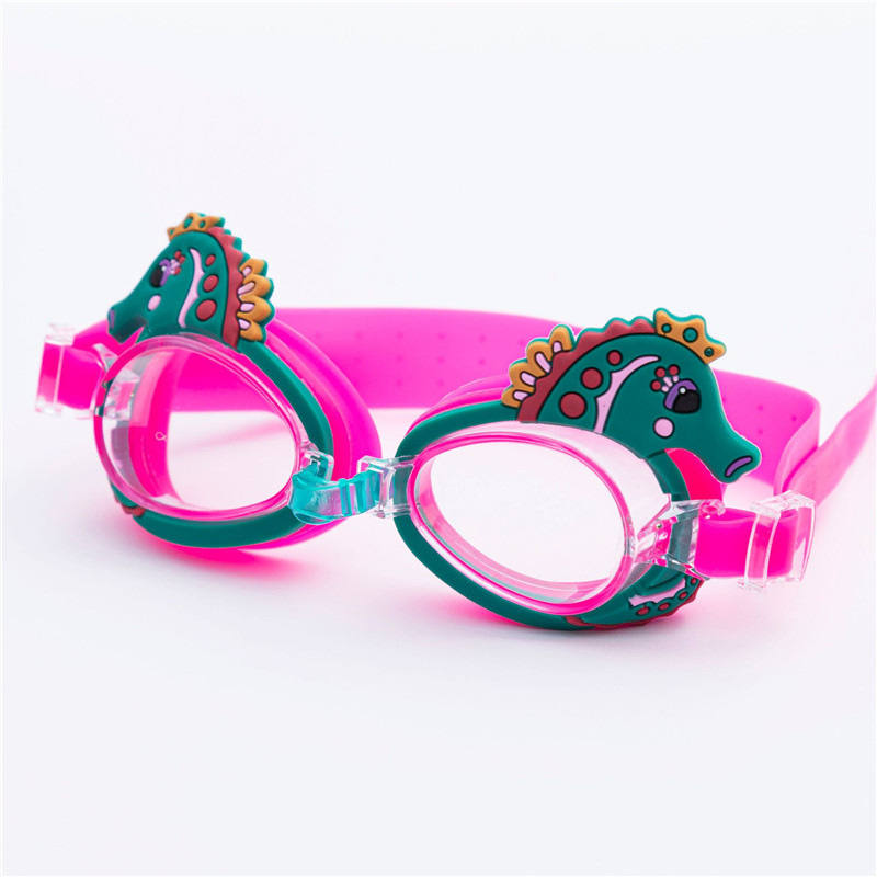 Cute Children Kids Silicone Transparent Swim goggles Waterproof Eyewear Anti-Fog Glasses For Pools Swimming goggles