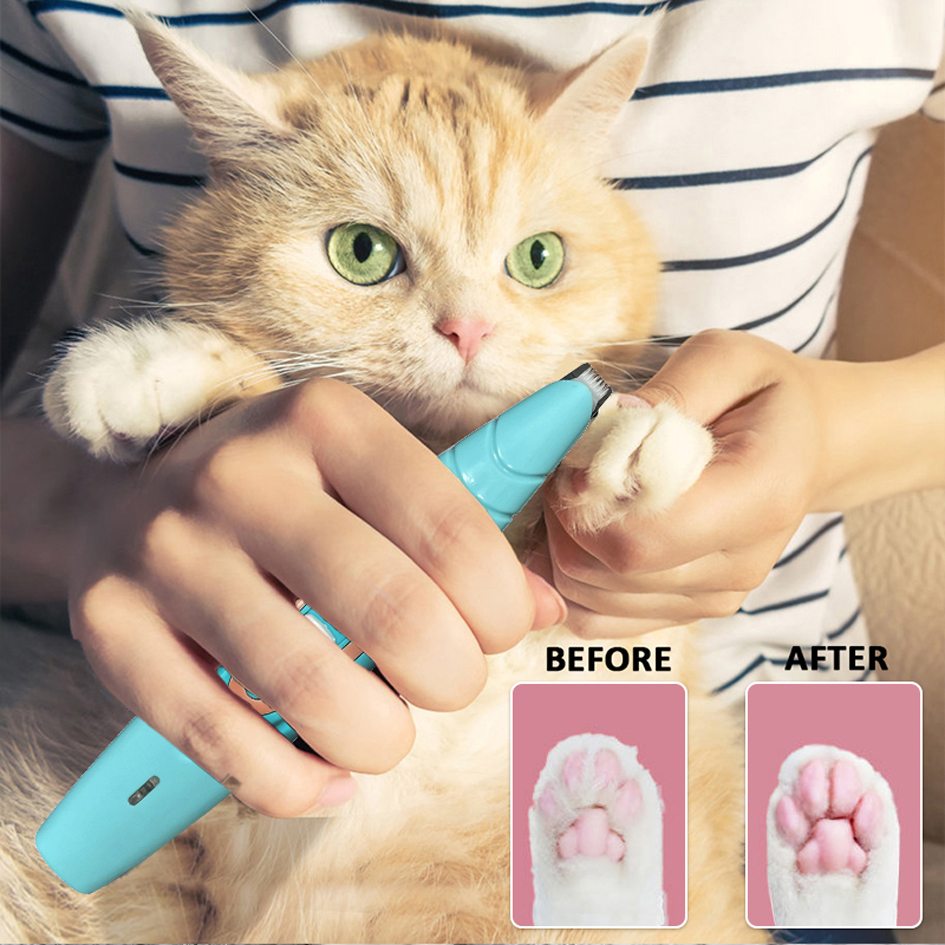 New Electric Dog Clippers Professional Pet Foot Hair Trimmer Dog Grooming Hairdresser Dog Shear Butt Ear Hair Cutter pedicure