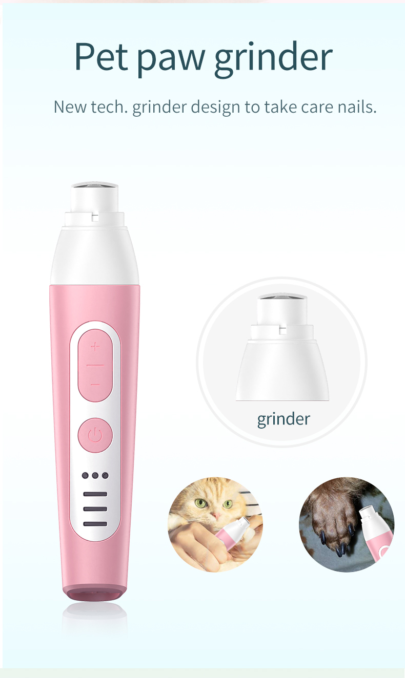 Multi Pet Grooming Tool Hair Clipper Nail Grinder Feet Paw Hair Remover 4 in 1 Care For Dogs Cats Trimmer Machine USB Charging