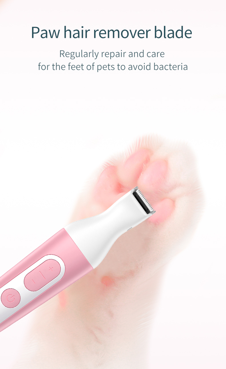 Multi Pet Grooming Tool Hair Clipper Nail Grinder Feet Paw Hair Remover 4 in 1 Care For Dogs Cats Trimmer Machine USB Charging