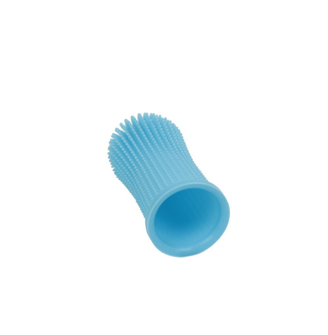 2pc Colors Super Soft Pet Finger Toothbrush Teddy Dog Brush Bad Breath Tartar Dog Teeth Cleaning Pet Care