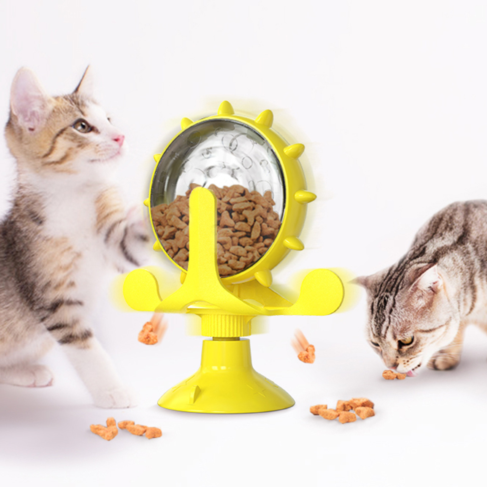 1pcs Interactive Treat Leaking Toy for Small Dogs Original Slow Dog Feeder Funny Dog Wheel Pet Products Accessories Leaking ball