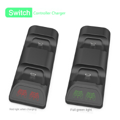 For Game Controller Double Charger Charging Dock Stand Station Holder stand for Nintend Switch Game Console with Indicator
