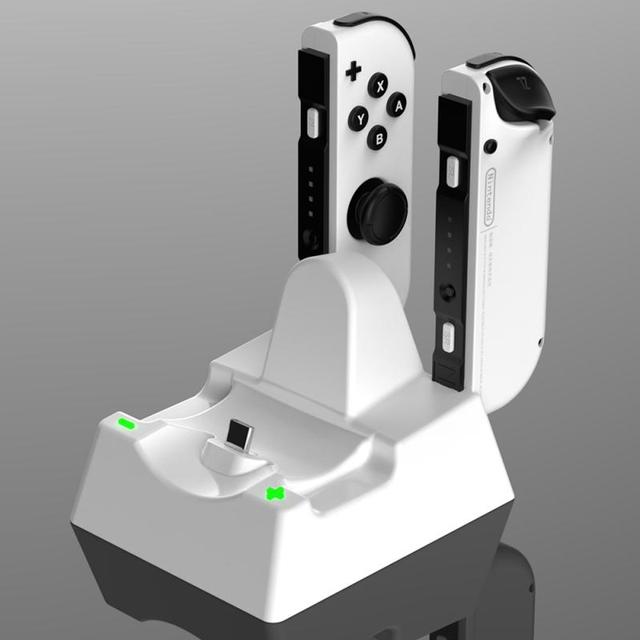 Fast Charger Station For Switch / Lite Joycon Pro Game Controller Wireless Gamepad Joystick Power Dock For Sense Controllers