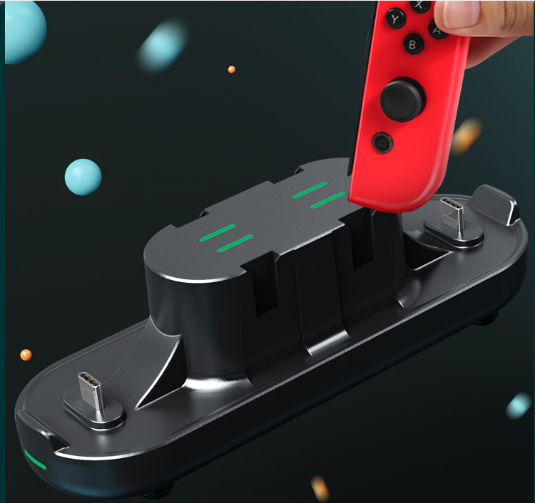 For  Nintendo Switch Pro Controller Charging Dock Station  for PS5 Xbox Series X S Controller  with 6 Game Slots