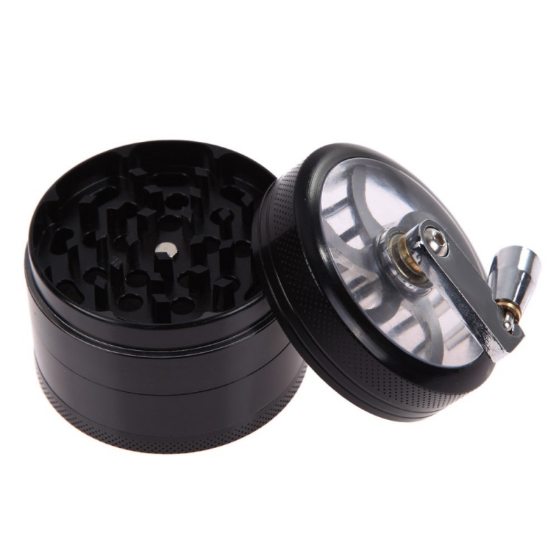 40mm Herbal Crusher Tobacco Grinder Smoke Manual Kitchen Herb Metal Layer Grinders Spice Mill Cigarette Accessories