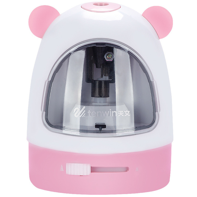 Cute Color Electric Pencil Sharpener for Kids Children Mechanical Battery Kawaii Stationery Office School Supplies