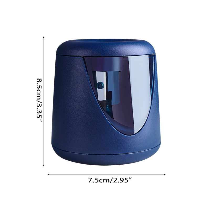 Students Pencil Sharpener Electric Sharpener Large Pencil Shaving Collection Box for Boys Girls Children Office Adults H8WD