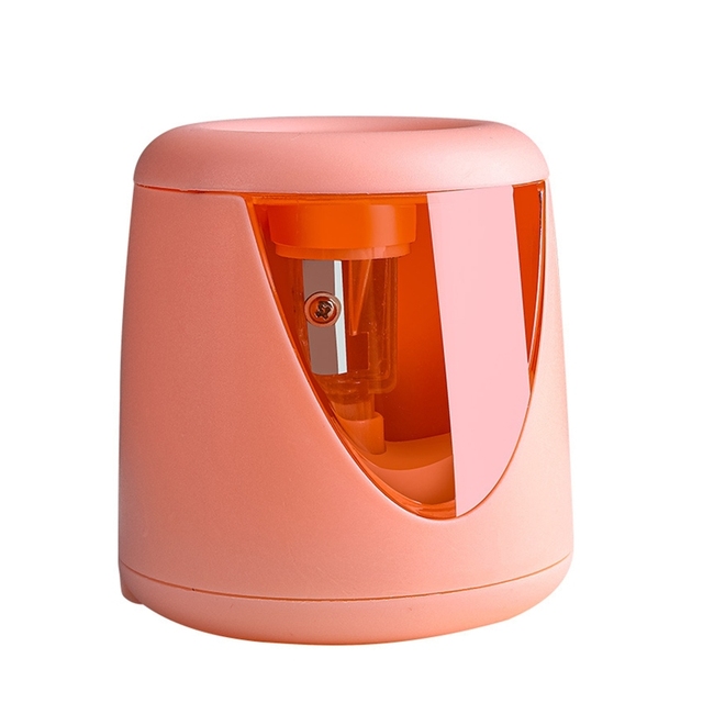 Students Pencil Sharpener Electric Sharpener Large Pencil Shaving Collection Box for Boys Girls Children Office Adults H8WD