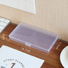 1 PC Stationery Stickers Plastic Storage Box Organizer Container Art Tool Case for Craft Desktop