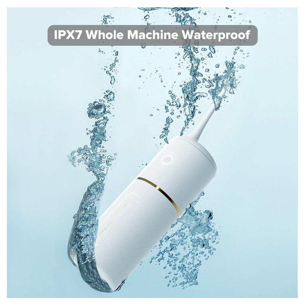 Oral Water Jet Portable Oral Irrigator Water Flosser Teeth Whitener Dental Cleaning Rechargeable 280ml Water Pick Teeth Cleaner