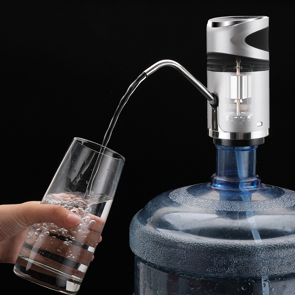 Gadgets Water Bottle Pump Mini Barreled Water Electric Pump Automatic Portable Water Dispenser LED Display Drink Dispenser