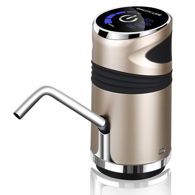 Gadgets Water Bottle Pump Mini Barreled Water Electric Pump Automatic Portable Water Dispenser LED Display Drink Dispenser