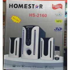 Homestar HS-2160 Sub-Woofer3.1BT 45000Watts,FM,USB Port,SD Speaker System