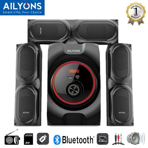 AILYONS 3.1CH Multimedia Speaker System BT/USB/FM/AUX Sub Woofer