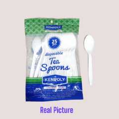 Kenpoly Disposable Plastic Tea Spoon