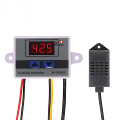 XH-W3005 W3005 DC 12V 24V 220V 10A Digital Humidity Controller Hygrometer Control Switch 0~99%RH Hygrostat w/ Humidity Sensor