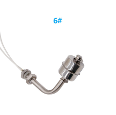 Stainless steel PP Liquid Water Level Sensor Horizontal Float Switch Down