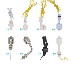 Stainless steel PP Liquid Water Level Sensor Horizontal Float Switch Down
