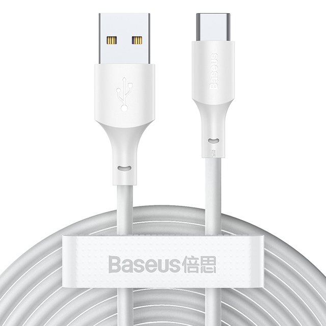 Baseus USB Cable for iPhone 7 6 Charger USB C Cable QC 3.0 Fast Charging Type-C Cable for Samsung S10 S9 Wire for Huawei Xiaomi