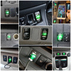 Quick Charge Car Charger Dual USB Interface Socket Fast Car Charger Use for TOYOTA HONDA Suzuki Geely Emgrand with Harness