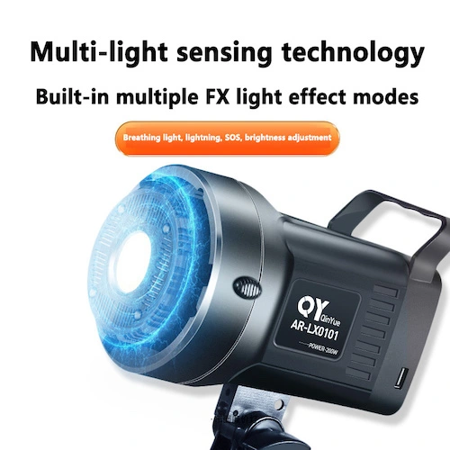 400W Stepless Adjustment LED Video Light Photography Lamp 2800-5600K 200 Honeycomb Lamp Beads for Live Stream Video Shooting