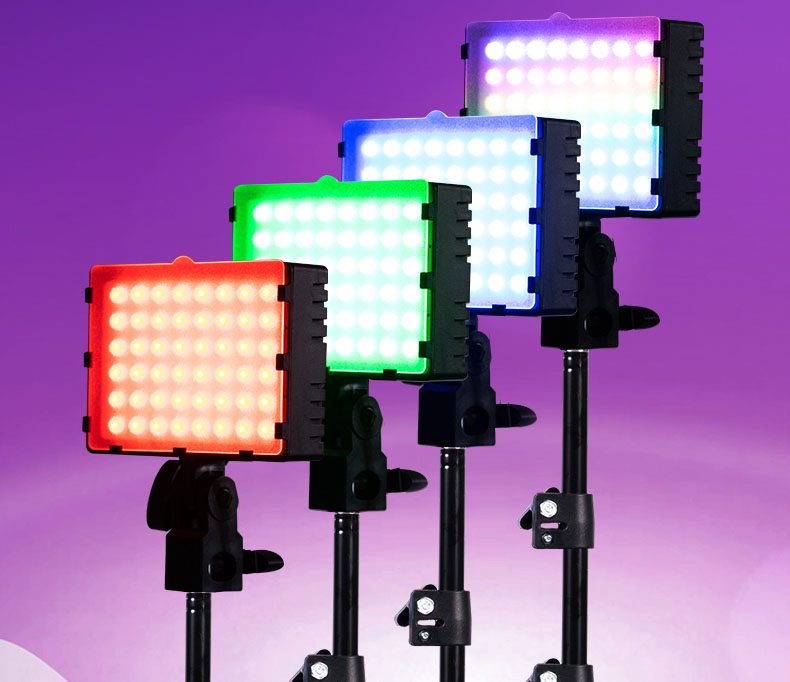 RGB 10W 2600-6000K fill light LED led photography light photo studio portable desktop light For Yout Vlog