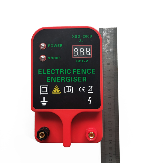 Electric Fence Livestock 10KM Electric Fence Charger High Voltage Pulse Controller Sheep Horse Poultry Fence Energizer Tools