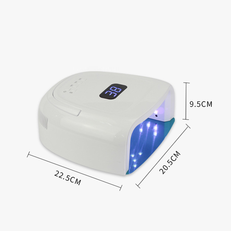 15600mAh 60W Rechargeable Nail Lamp S20 Wireless Gel Polish Dryer Manicure Machine Pedicure Light Cordless Nail UV LED Lamp view 2