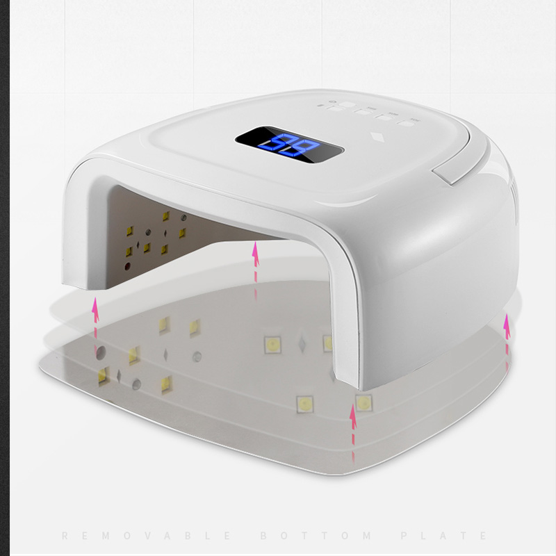 15600mAh 60W Rechargeable Nail Lamp S20 Wireless Gel Polish Dryer Manicure Machine Pedicure Light Cordless Nail UV LED Lamp view 4
