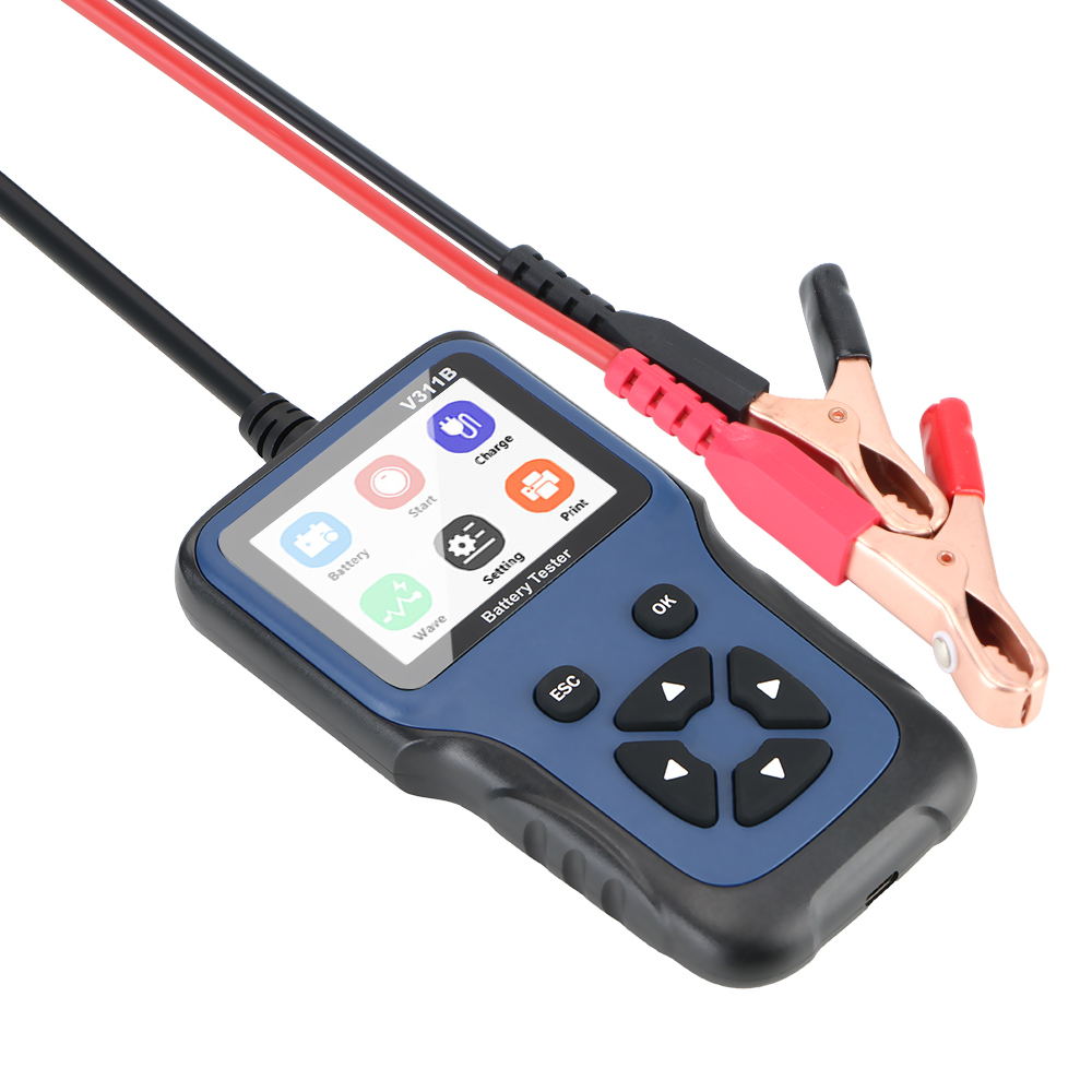 V311B 12V Car Battery Charger Tester Analyzer Automotive Auto Diagnostic Tool Car Charging Cricut Load Tester Analyzer Tools