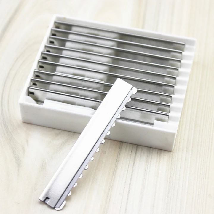 Straight Razor Replacement Heads Safe Sawtooth Salon Blades Type Home Tool HairdressingCutting Styling Face Hair Remove Shaving