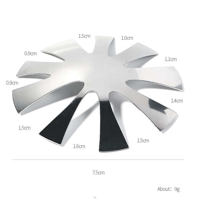 9 Sizes Easy French Smile Cut V Line almond shape Tips Manicure Edge Trimmer Nail Cutter Acrylic Pink White French Nails Tools view 6