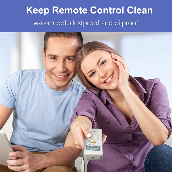 10PCS Waterproof Clear TV Remote Control Covers Case Heat Shrink Film Protector Cover Air Condition Remote Control Anti-dust Bag