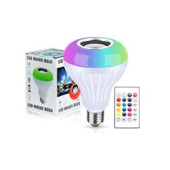 Bluetooth Music LED Bulb Multi Color Speaker White S 1 7W