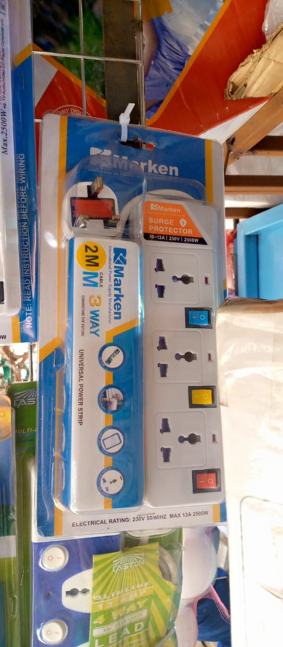 3way Extension Surge Protector Marken