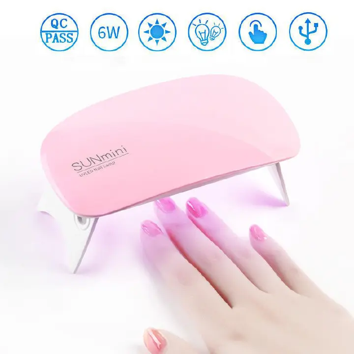 Mini Nail Dryer UV Lamp Manicure Machine  Nails USB 6W UV Lamp LED Nail Art DryerArt Tool Gel Polish Nail Dryer LED Nail Lamp Manicure Tools