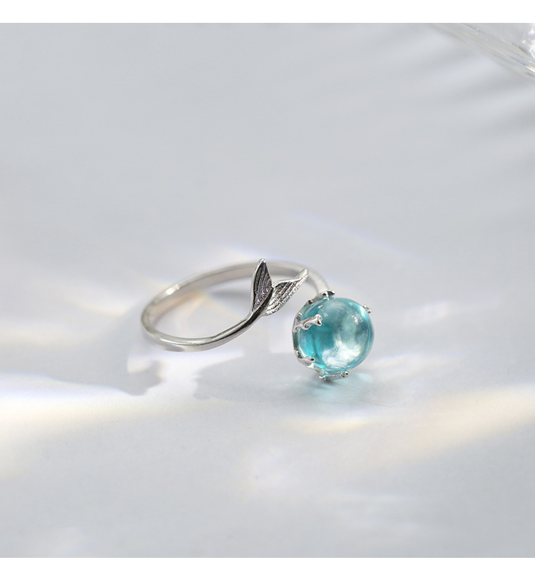 Fashion Mermaid Tail Ring for Women Statement Jewelry Finger Fish Ring  Jewelry