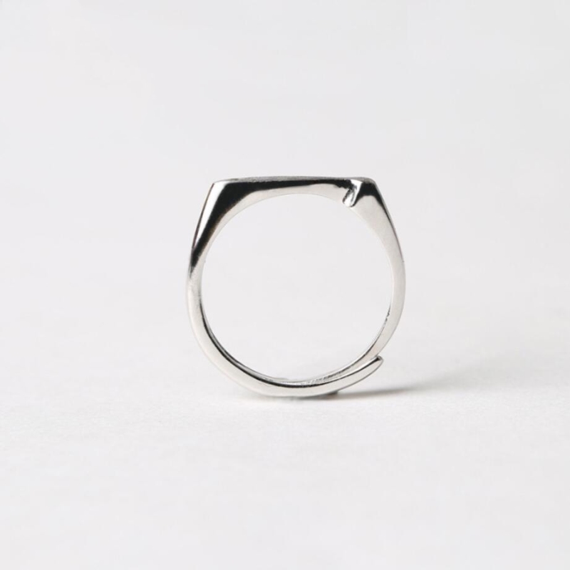 Jewellery Mini Cute Small Fish Creative Simple 925 Sterling Silver Female Resizable Opening Rings 263