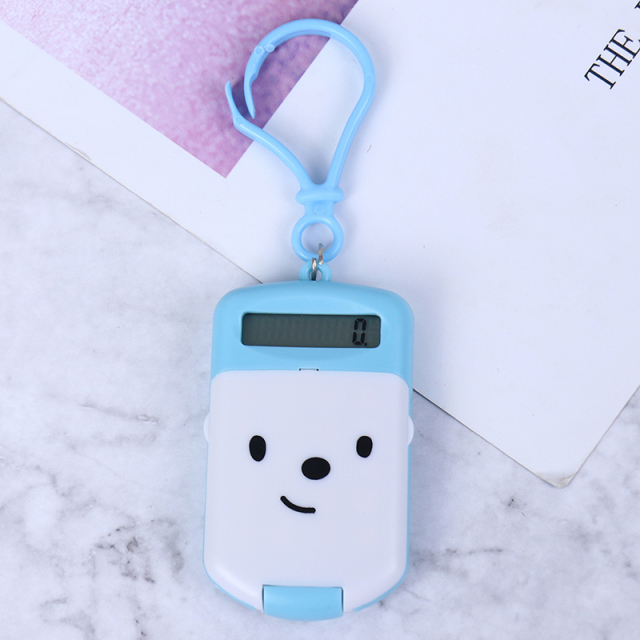 Portable Digit Calculator Mini Calculator Pocket Display Cartoon Cute Creative Keychain Calculator Office Supplies